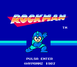 Rockman Plus Title Screen